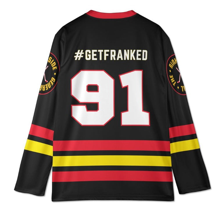Black #91 "#GETFRANKED" Jersey
